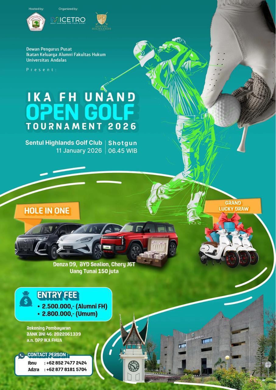 IKA FH UNAND Gelar Tournament Golf Awal Tahun